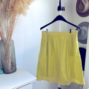 LOFT A-line Knee Length Skirt